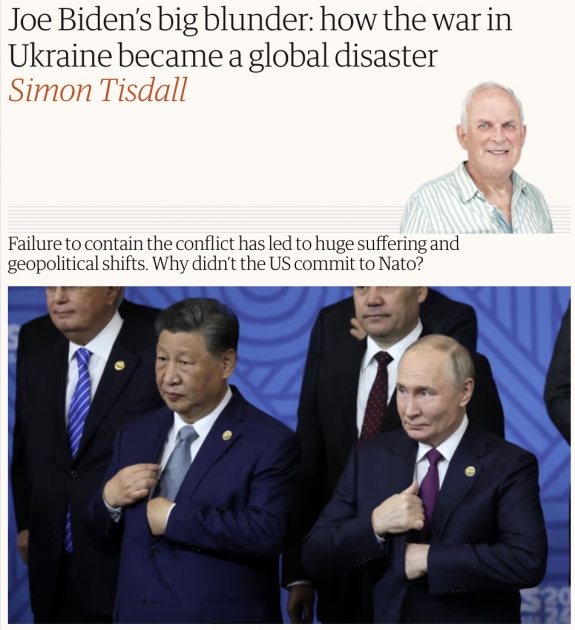 Biden hatalmas hibát követett el, mert engedte, hogy az ukrajnai háború globális katasztrófává terebélyesedjen 