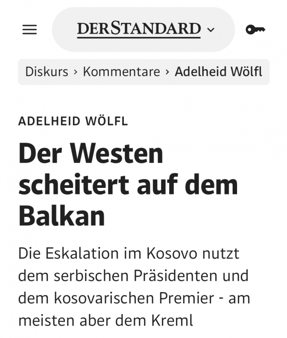 A Nyugat kudarcot vall a Balkánon