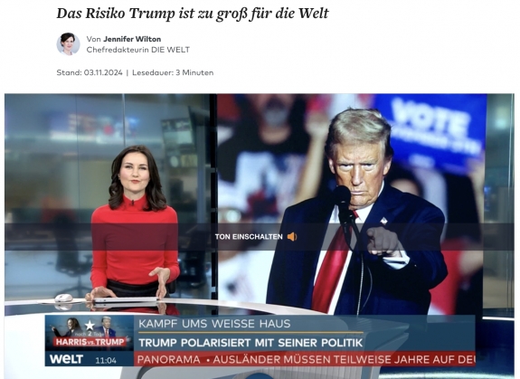 A világ számára Trump túl nagy kockázatot jelent