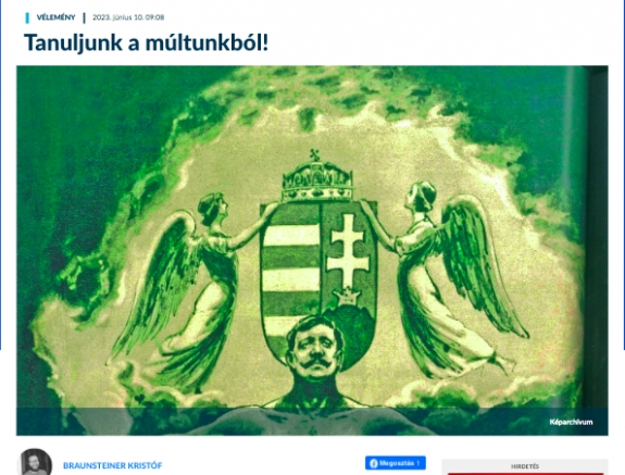 Tanuljunk a múltunkból!
