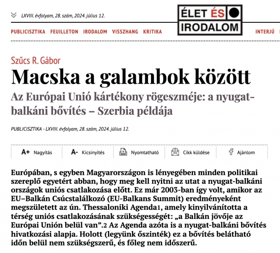 Macska a galambok között  