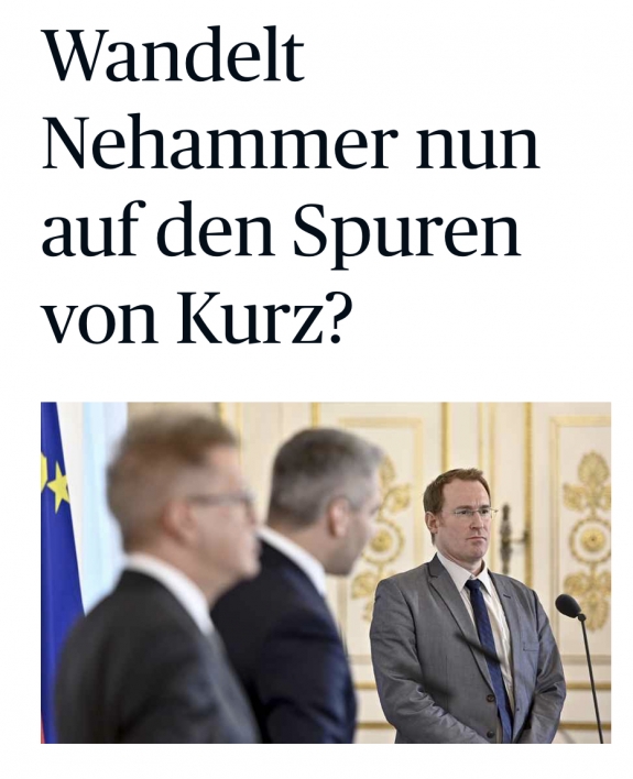 Nehammer Kurz nyomdokain