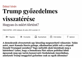 Trump győzedelmes visszatérése  