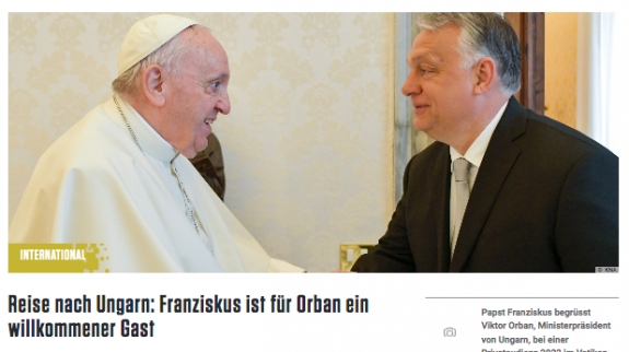 Magyarországi látogatás: Ferenc szívesen látott vendég Orbán számára