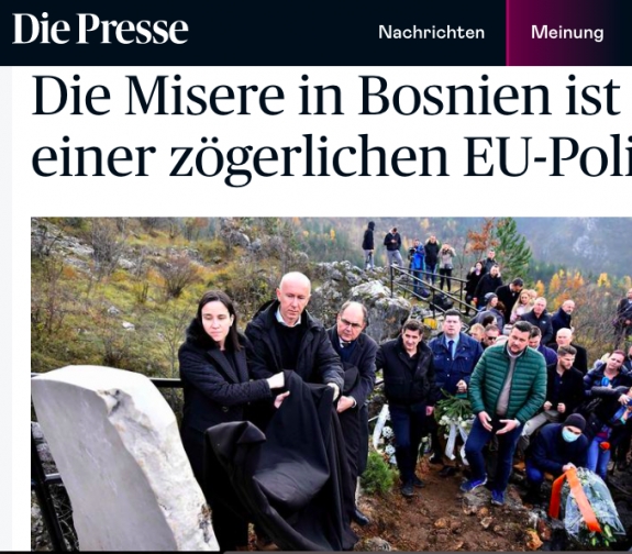 A boszniai mizéria az EU tétovázásának a következménye
