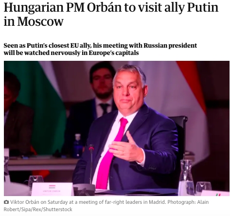 Orbán Moszkvában