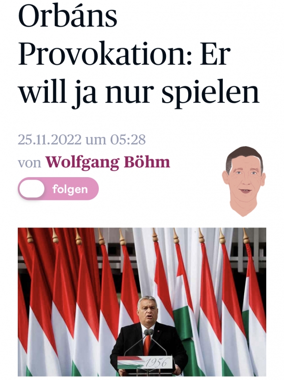 Hívei azt mondják, Orbán csak játszik  