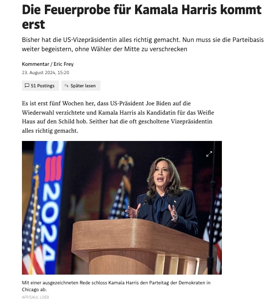 Kamala Harris számára még csak ezután jön a tűzpróba