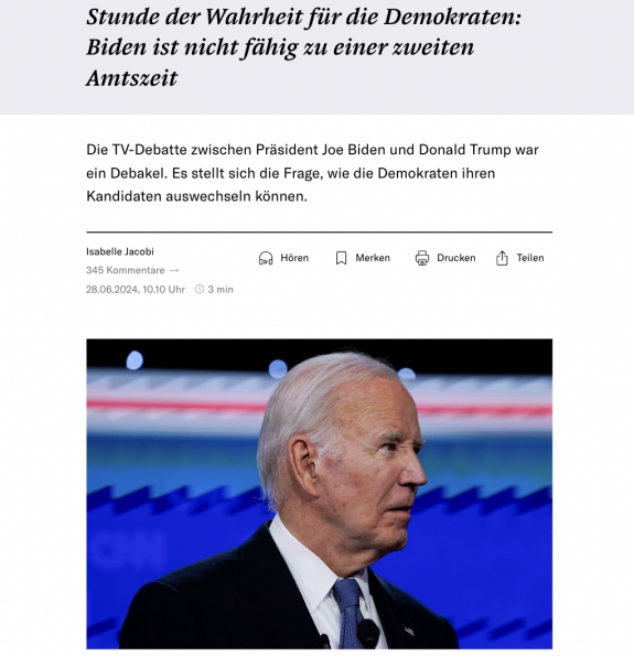 Ütött az óra az amerikai demokraták számára: Biden nem alkalmas az elnökségre