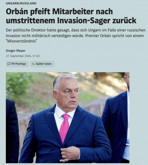 Orbán visszafüttyentette politikai igazgatóját, aki vitatható kijelentést tett az Ukrajna elleni invázióról, illetve 56-ról 