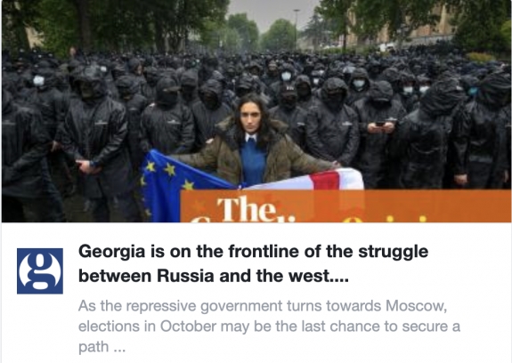 Grúzia frontvonalat képez a Nyugat és Oroszország közti harcban, ám nem biztos, hogy túléli a demokráciája