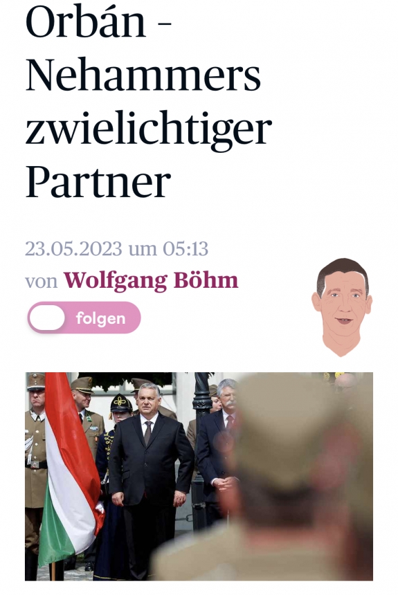 Orbán – Nehammer gyanús partnere