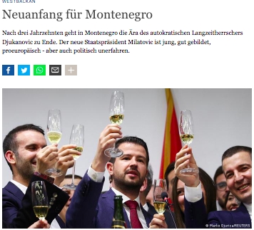 Új kezdet Montenegró számára