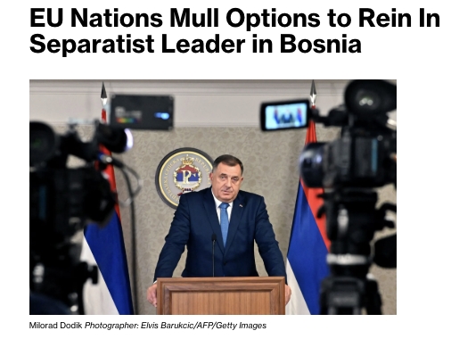 Orbán miatt nem tudnak komolyabban fellépni Dodik ellen