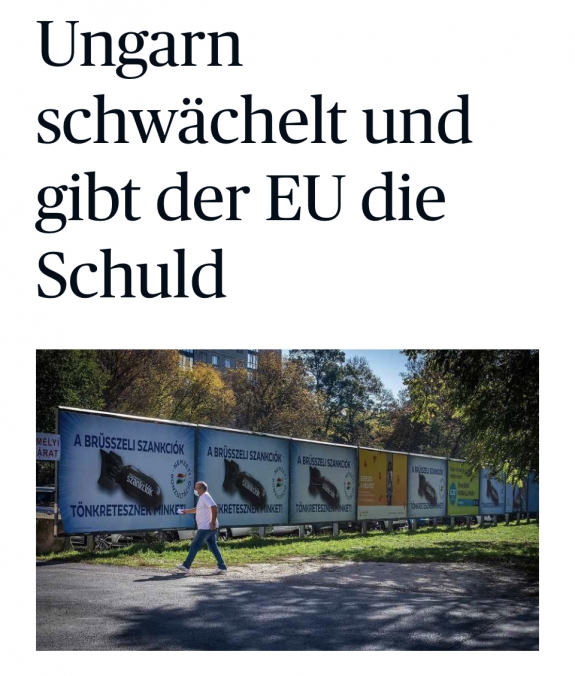 Magyarország gyengélkedik, de ezért az EU-t teszi felelőssé