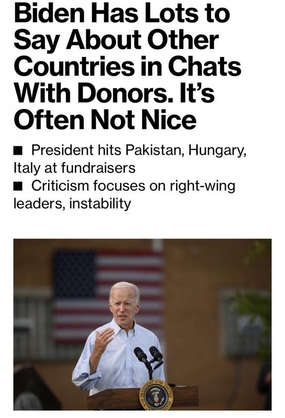 Biden beszólt Orbánnak (is)