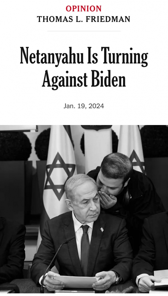Netanjahu most már Biden ellen fordul 