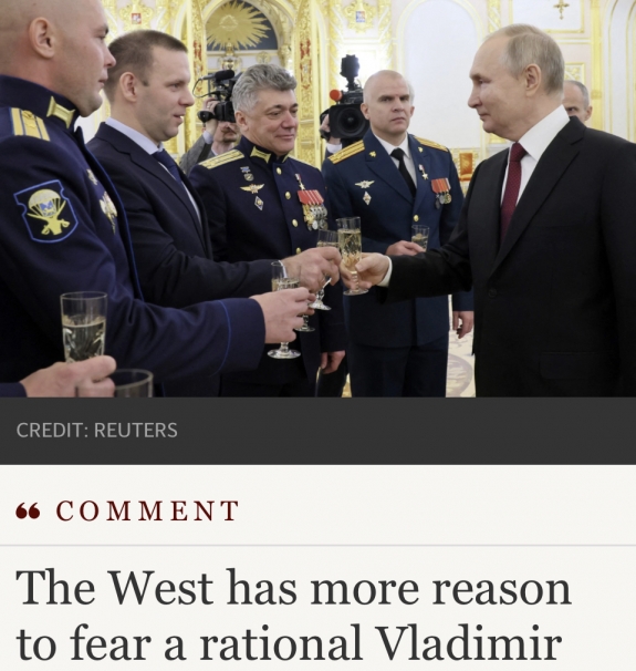 A Nyugatnak van oka tartani a racionális Putyintól
