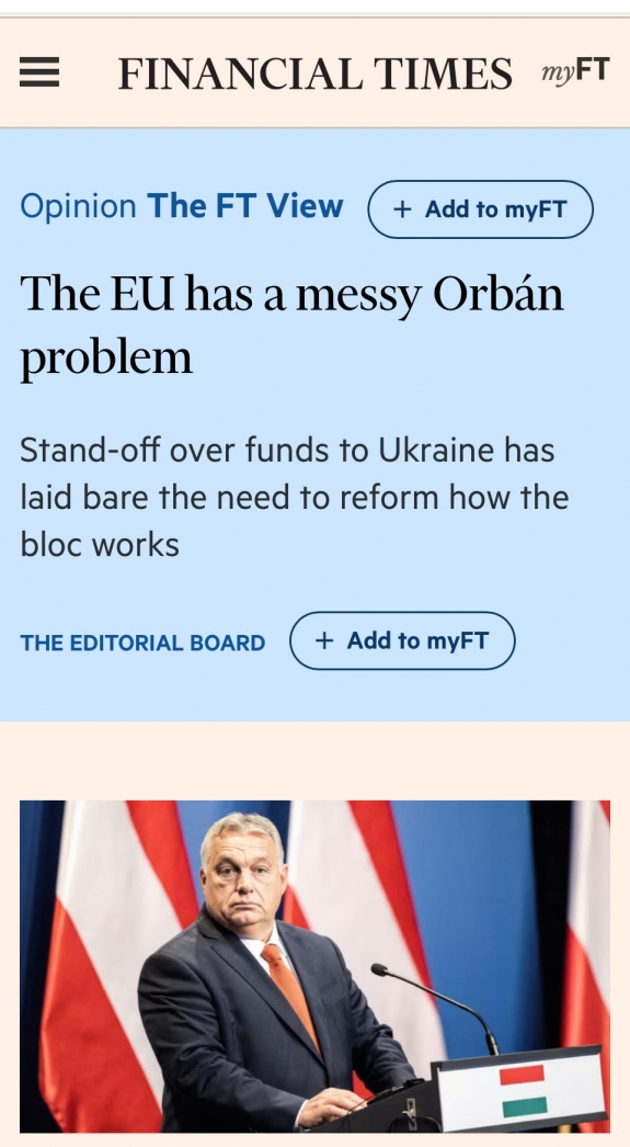 Európának piszkos Orbán-problémája van