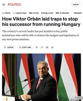 Hogyan állított csapdákat Orbán Viktor, hogy megakadályozza utódját Magyarország irányításában