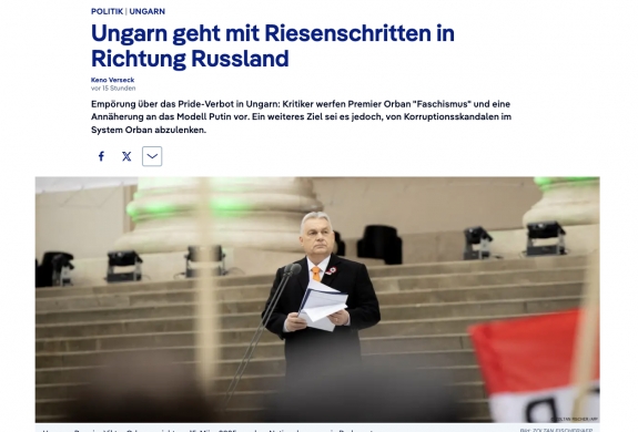 Magyarország rohamléptekkel halad Oroszország felé 