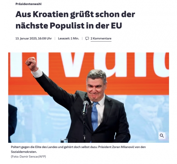 Az EU következő populistája már Horvátországból köszönt