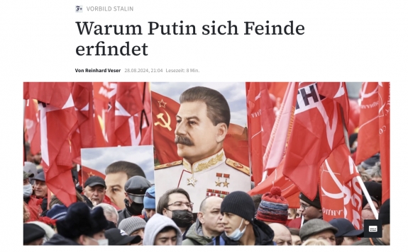 Putyin Sztálin nyomdokain haladva – ellenségeket kreál