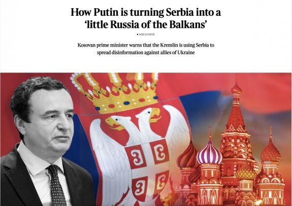 Putyin a Balkán kis Oroszországává változtatja Szerbiát