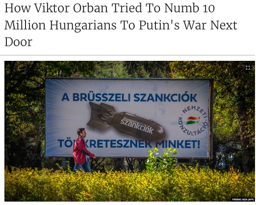 Orbán és a magyarok tömegének tompítása