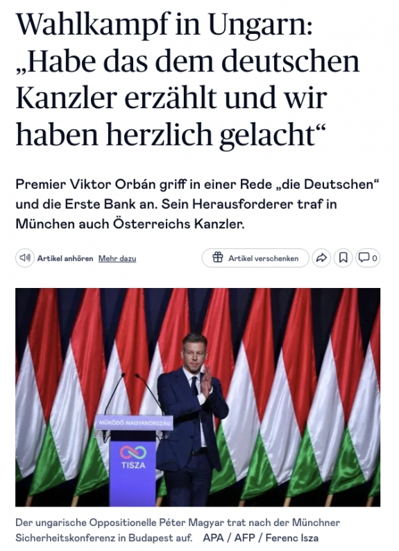 Választási kampány Magyarországon: „Elmondtam a német kancellárnak, és jót nevettünk”