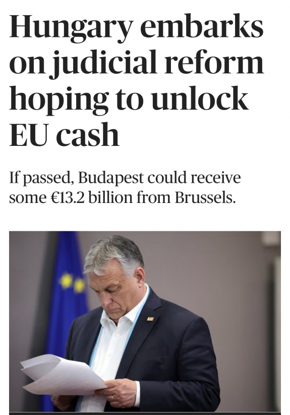 Az uniós pénzek felszabadításához nem elegendő az igazságügy reformja