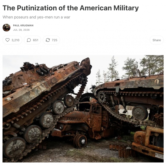 Az amerikai hadsereg putyinizálása  
