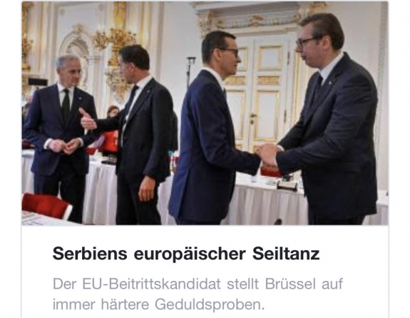 Szerbia európai kötéltánca