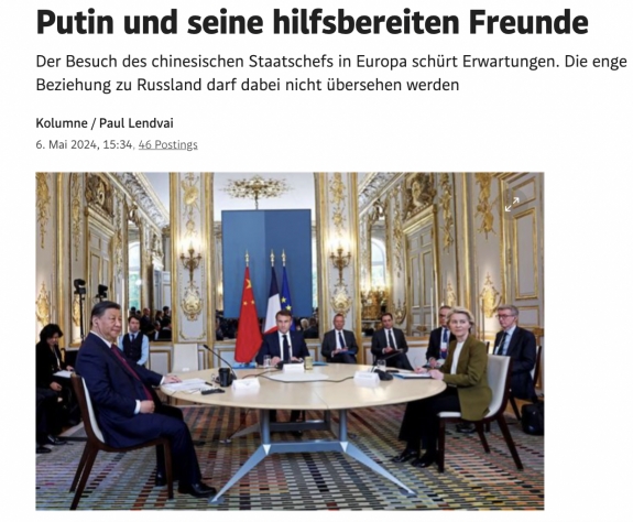 Putyin és segítőkész baráti