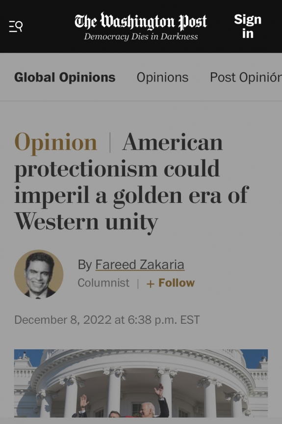 Az amerikai protekcionizmus veszélyezteti a Nyugat egységét