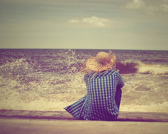 Beszélgetés a tengerparton