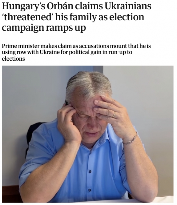 Orbán szerint az ukránok „megfenyegették” a családját, miközben felpörög a választási kampány