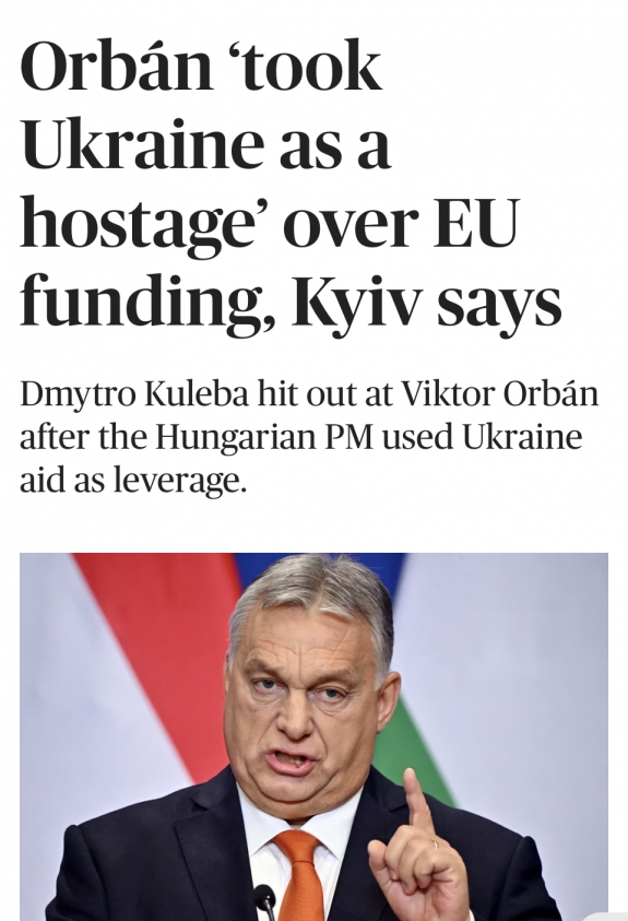 Orbán Viktor túszul ejtette Ukrajnát