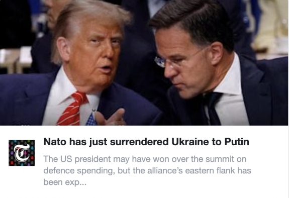 A NATO éppen most engedte át Ukrajnát Putyinnak