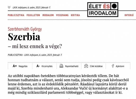 Szerbia – mi lesz ennek a vége?