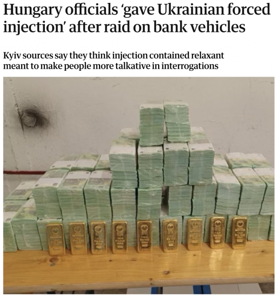 Magyar tisztviselők „kényszerinjekciót adtak egy ukránnak” a banki járművek elleni rajtaütés után