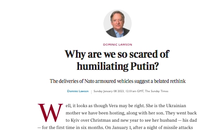 Miért fél a Nyugat megalázni Putyint?