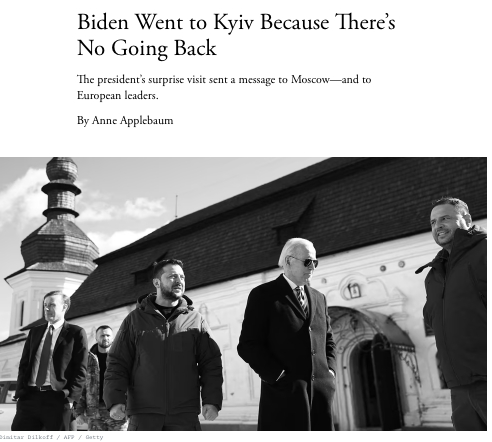 Biden azért ment el Kijevbe, mert nem volt más választása: útja csakis előre vezet
