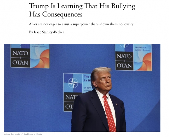Trump most tanulja meg, hogy a zaklatásnak következményei vannak