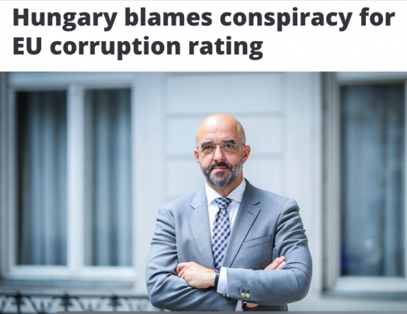 Magyar kormány: összeesküvés műve a korrupciós index
