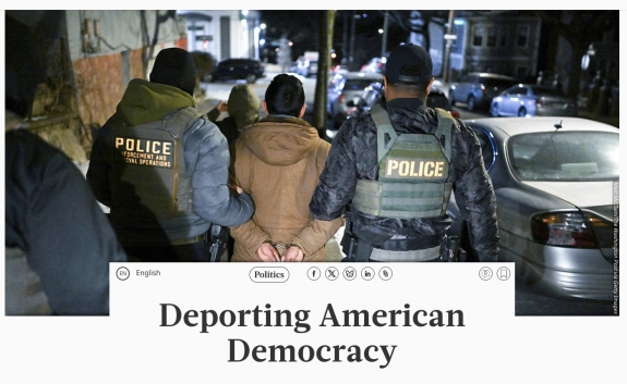 Trump a migránsokkal együtt a demokráciát is deportálja  