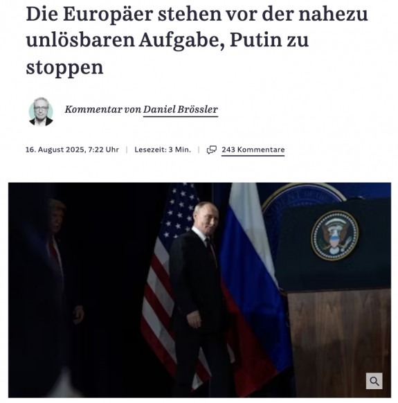 Az európaiak szinte lehetetlen feladattal néznek szembe: meg kell állítaniuk Putyint