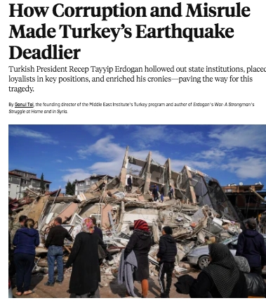 A korrupció és a gyenge kormányzás tette halálosabbá a törökországi földrengést