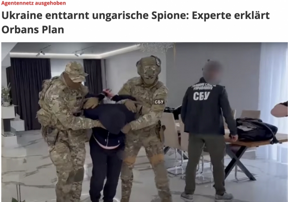 Az ukrán-magyar kémjátszma