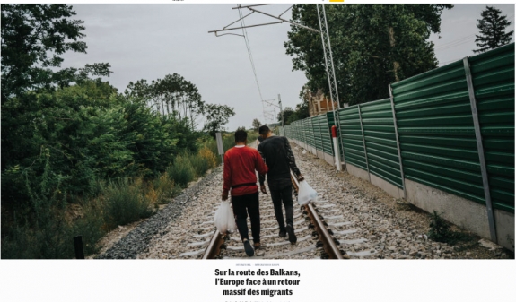Ismét tömegesen jönnek a bevándorlók a Balkán útvonalon